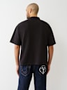 OVERSIZED PATCH POLO SHIRT