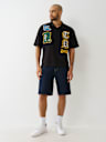 OVERSIZED PATCH POLO SHIRT