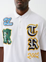 OVERSIZED PATCH POLO SHIRT