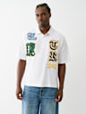 OVERSIZED PATCH POLO SHIRT