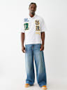 OVERSIZED PATCH POLO SHIRT
