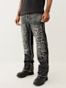 BILLY DISTRESSED BIG T FLAP BOOTCUT JEAN