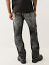 BILLY DISTRESSED BIG T FLAP BOOTCUT JEAN