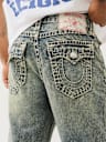 VINNY DISTRESSED SUPER T FLAP ULTRA BAGGY JEAN