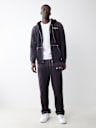 BIG T CRYSTAL HORSESHOE ZIP HOODIE