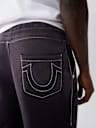 BIG T CRYSTAL HORSESHOE STRAIGHT SWEAT PANT