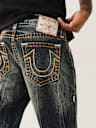 ROCCO QUAD LOGO SUPER T SKINNY JEAN 32"