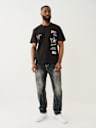 ROCCO QUAD LOGO SUPER T SKINNY JEAN 32"