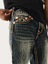 ROCCO QUAD LOGO SUPER T SKINNY JEAN 32"