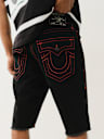 RICKY FRAYED FLAP SHORT