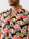 ALLOVER VINTAGE LOGO CAMP COLLAR SHIRT