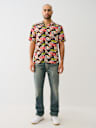 ALLOVER VINTAGE LOGO CAMP COLLAR SHIRT