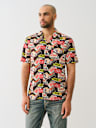 ALLOVER VINTAGE LOGO CAMP COLLAR SHIRT