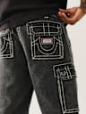 VINNY BIG T DENIM CARGO SHORT