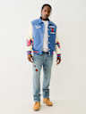TRUE RELIGION X PLAYBOY BOMBER VARSITY JACKET