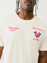 TRUE RELIGION X PLAYBOY 'TAILS YOU WIN' TEE