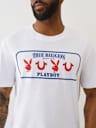 TRUE RELIGION X PLAYBOY LOGO TEE
