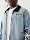 TRUE RELIGION X PLAYBOY BIG T DENIM WORKWEAR JACKET