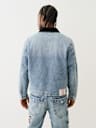 TRUE RELIGION X PLAYBOY BIG T DENIM WORKWEAR JACKET