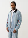 TRUE RELIGION X PLAYBOY BIG T DENIM WORKWEAR JACKET