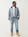 TRUE RELIGION X PLAYBOY BIG T DENIM WORKWEAR JACKET