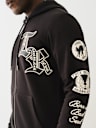 SUDADERA CON CAPUCHA Y CIERRE PROPERTY OF NONE