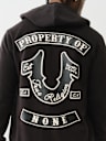 SUDADERA CON CAPUCHA Y CIERRE PROPERTY OF NONE
