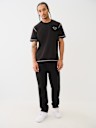 EMBROIDERED HORSESHOE FLATLOCK TEE