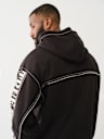 BIG T LOGO ZIP TRIM HOODIE