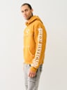 BIG T LOGO ZIP TRIM HOODIE