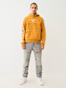 BIG T LOGO ZIP TRIM HOODIE