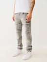 ROCCO STACKED FRAYED SKINNY JEAN