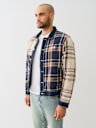 BIG T PATCHWORK PLAID JACKET