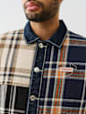 BIG T PATCHWORK PLAID JACKET
