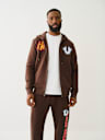 FLOWER PATCH ZIP HOODIE