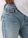RICKY MESH SUPER T FLAP STRAIGHT JEAN