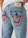 RICKY MESH SUPER T FLAP STRAIGHT JEAN
