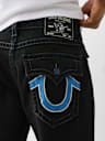 BILLY MESH HORSESHOE BOOTCUT JEAN 34”