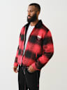 BUFFALO PLAID ZIP JACKET