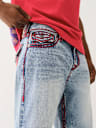 VINNY ROPE STITCH ULTRA BAGGY SHORT