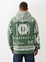 SUDADERA CON CAPUCHA DE POLAR CON DINERO TRUE