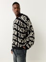 MONOGRAM FUZZY SWEATER