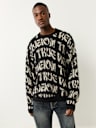 MONOGRAM FUZZY SWEATER