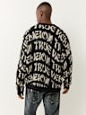 MONOGRAM FUZZY SWEATER