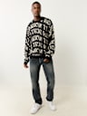 MONOGRAM FUZZY SWEATER