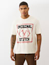 FLOCKED ORIGINAL STITCH TEE