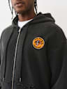 VINTAGE TIGER ZIP HOODIE