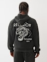 VINTAGE TIGER ZIP HOODIE