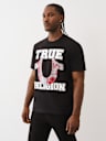 TERRY HORSESHOE APPLIQUÉ TEE