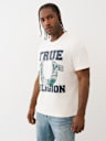 TERRY HORSESHOE APPLIQUÉ TEE